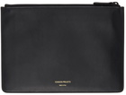 Common Projects Black Small Leather Folio Pouch