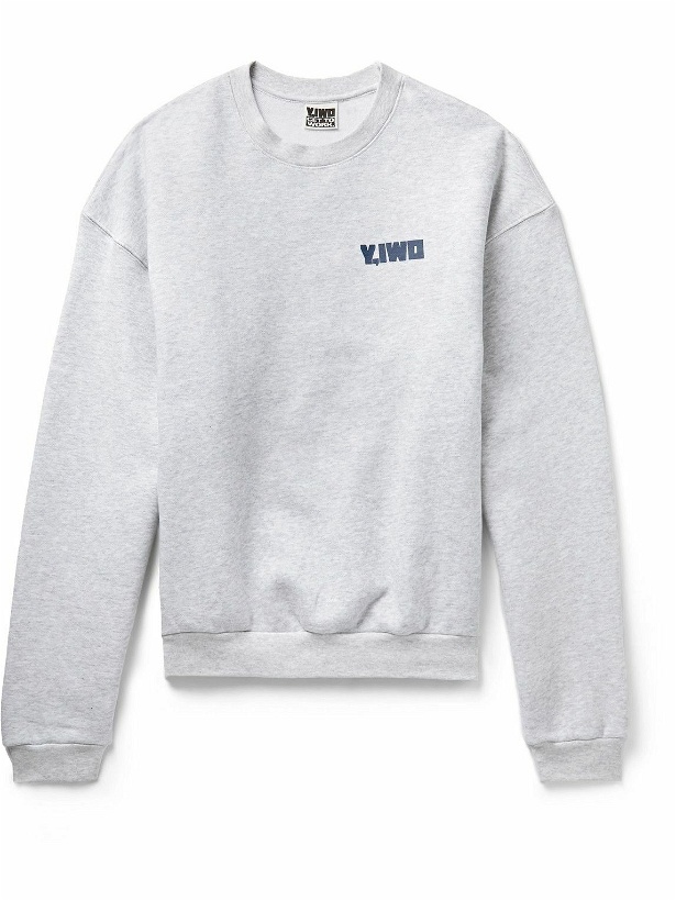 Photo: Y,IWO - Hardwear Logo-Print Cotton-Jersey Sweatshirt - Gray