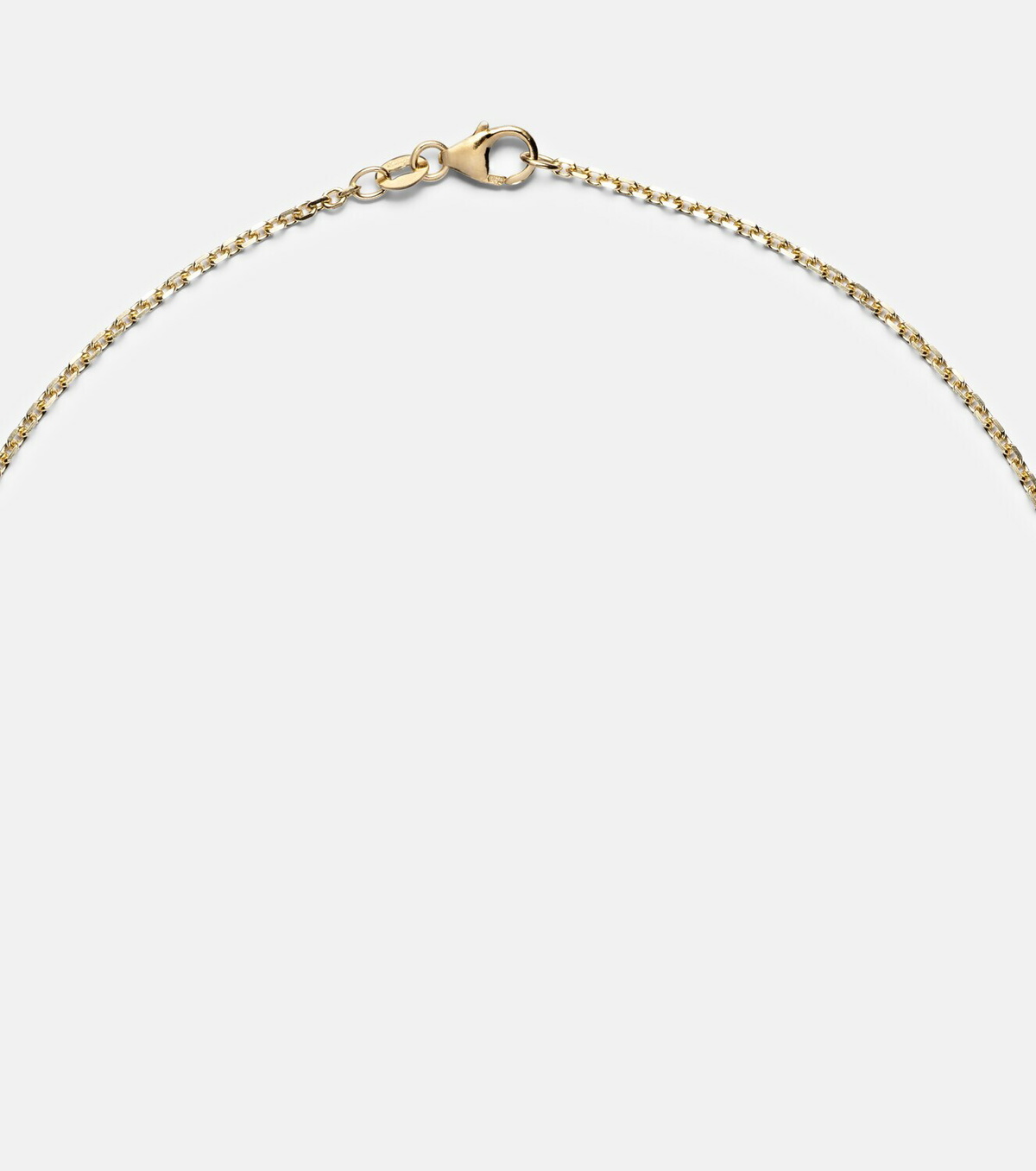 Anita Ko 18kt gold pendant necklace with emeralds
