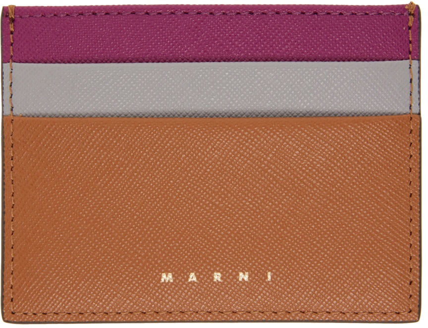 Marni Saffiano Leather Card Holder Marni