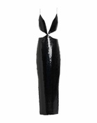 Mônot Womens Maxi dress in Black