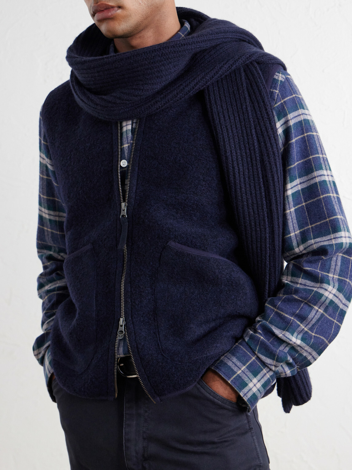 PIACENZA 1733 - Cashmere Scarf - Blue