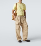 Loewe Cotton satin cargo pants