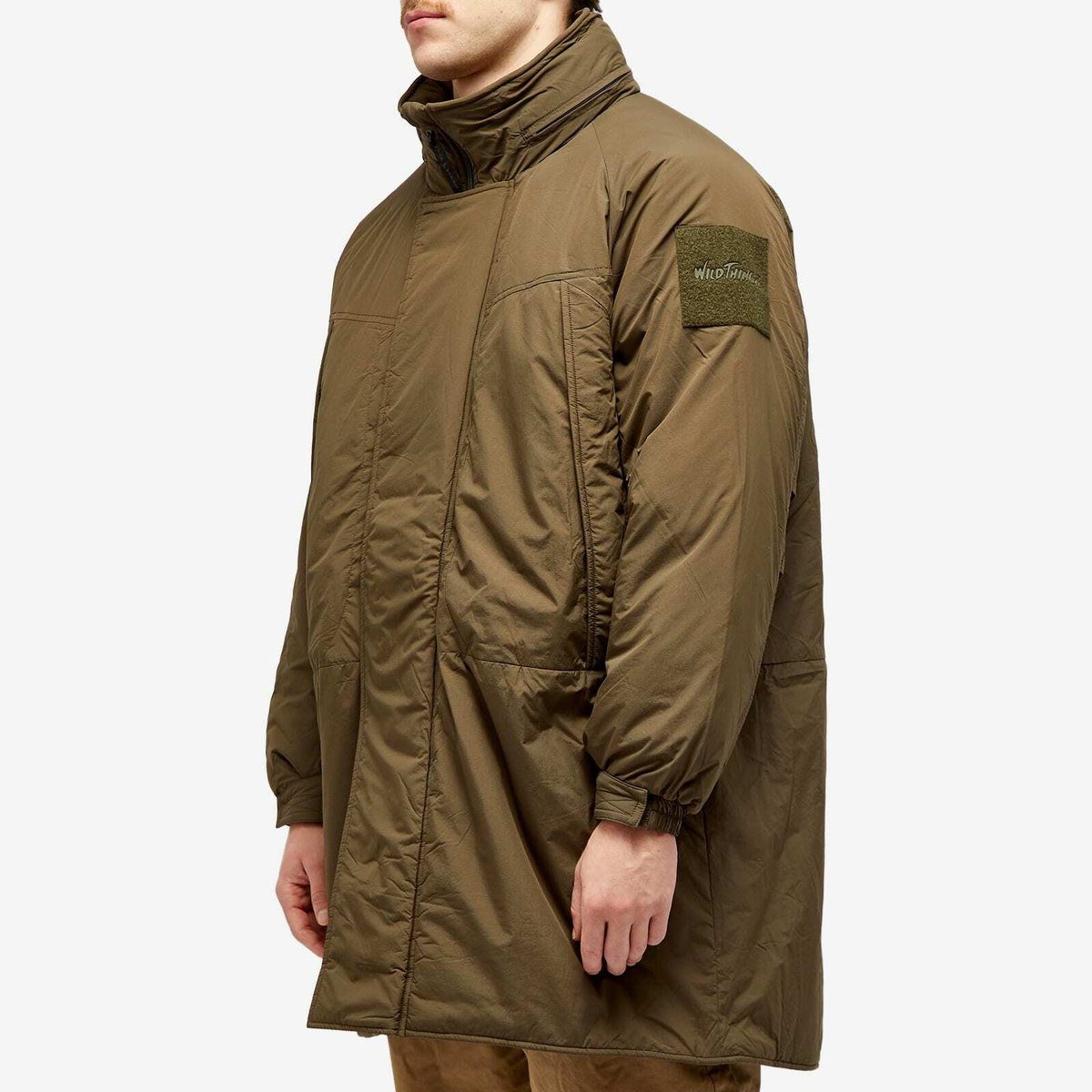 Wild Things Men's Monster Parka Jacket in Olive