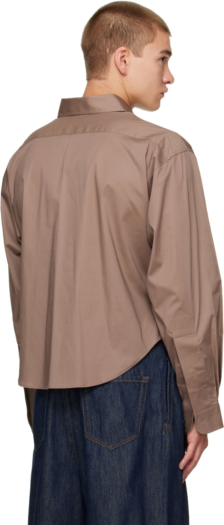 VAQUERA Taupe Belted Shirt
