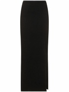 ALEXANDER WANG Cotton Maxi Skirt with embossed Logo