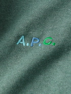 A.P.C. - Joseph Logo-Embroidered Cotton Cardigan - Green