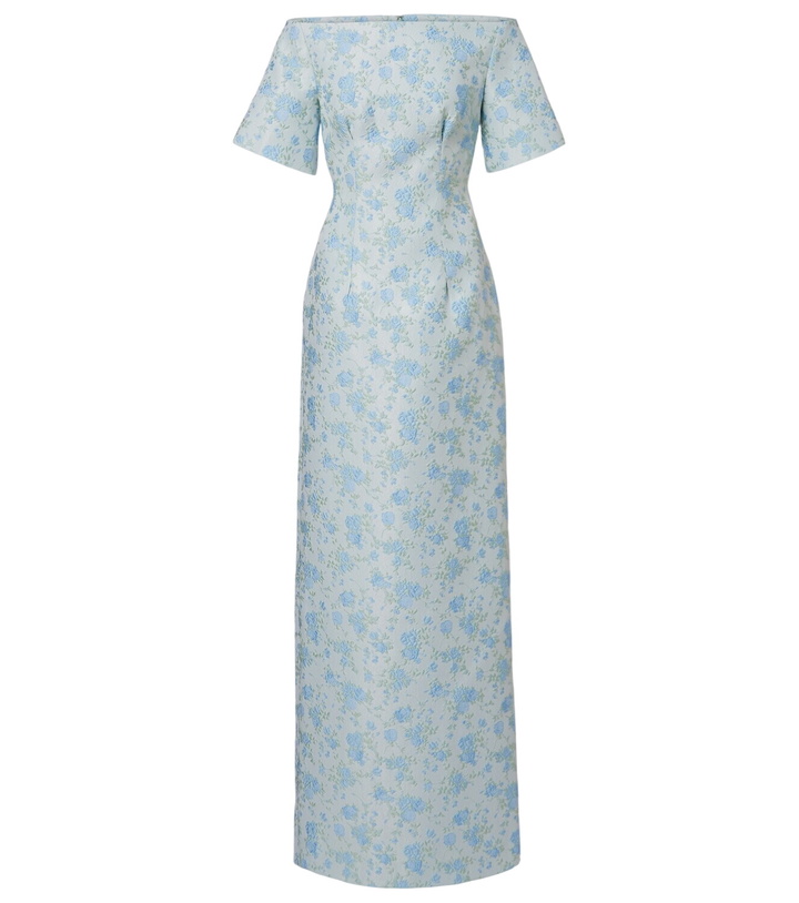 Photo: Markarian Gilda floral brocade gown