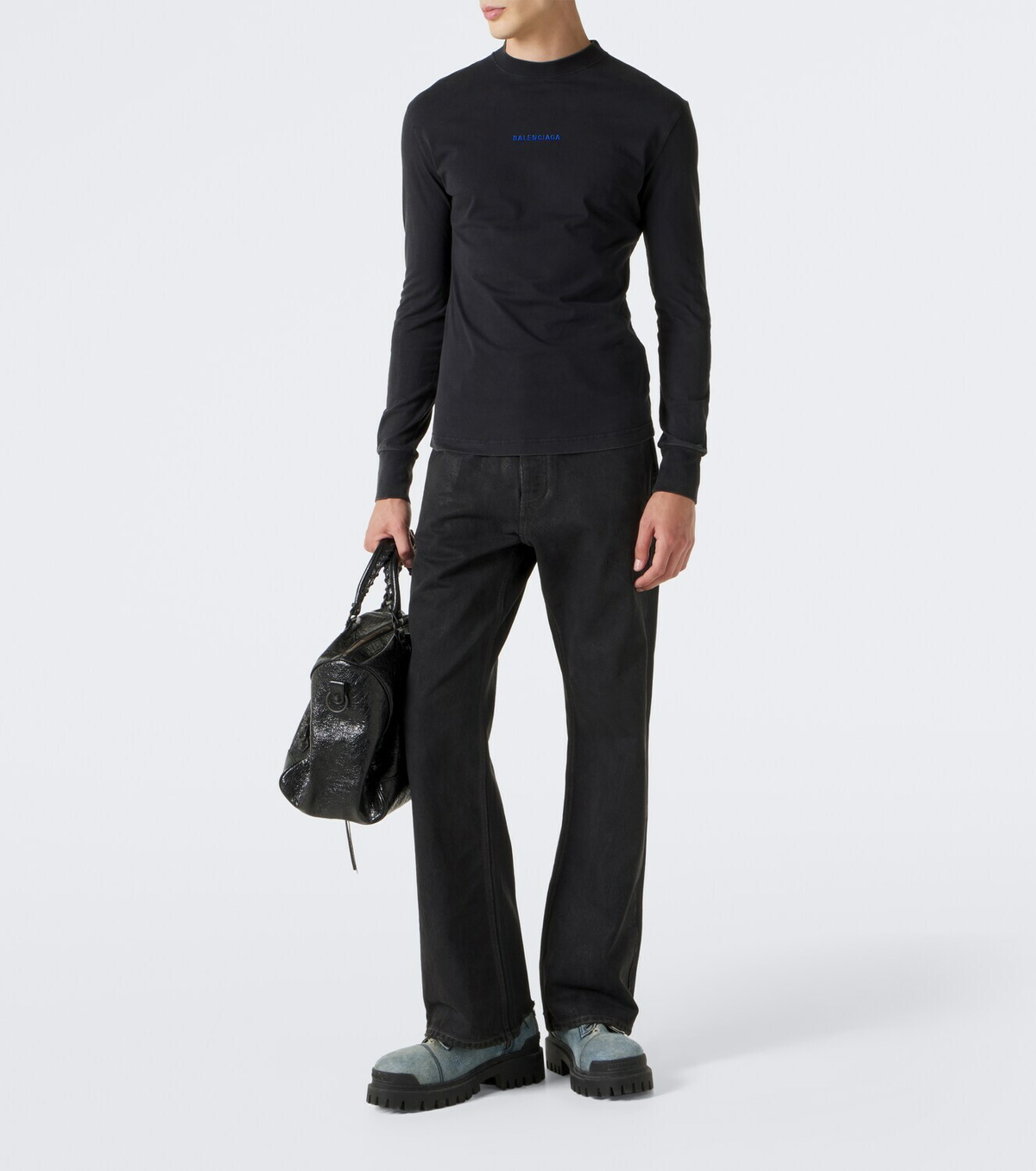 Balenciaga Le City leather tote bag