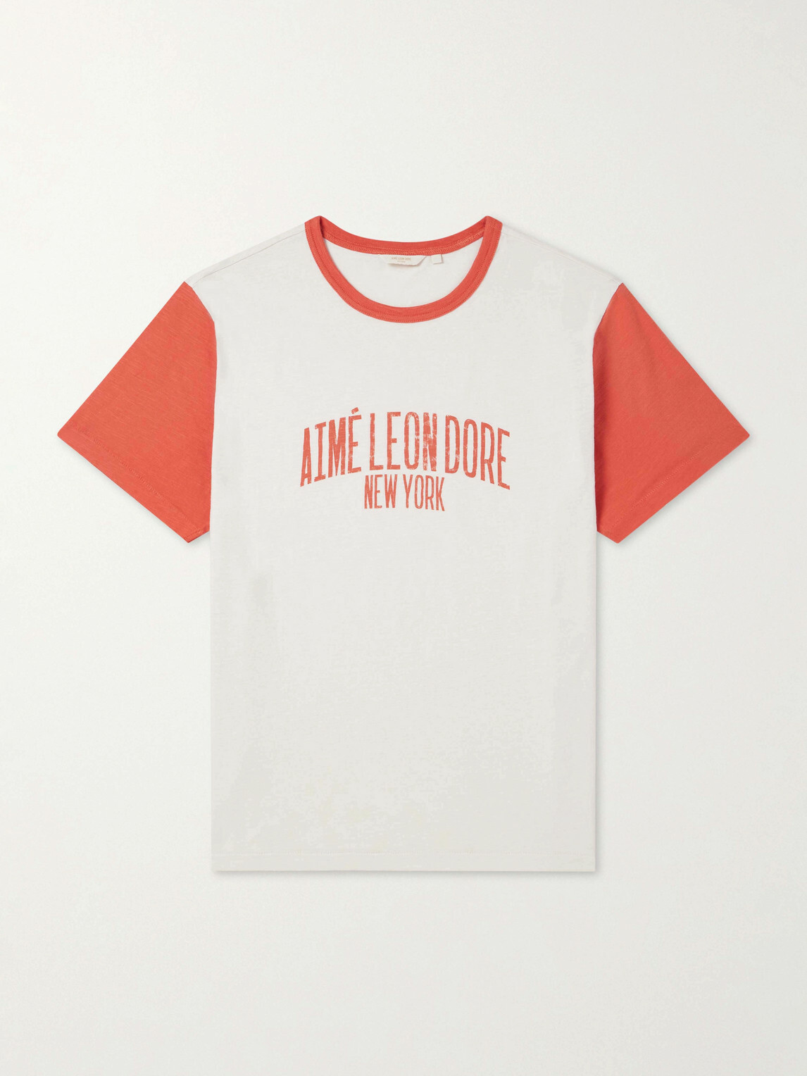 Aimé Leon Dore - Logo-Print Cotton-Jersey T-Shirt - Red