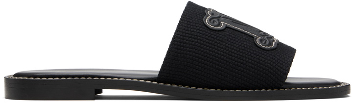 Photo: Max Mara Black Gene Sandals