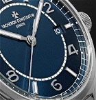 Vacheron Constantin - Fiftysix Automatic 40mm Stainless Steel and Alligator Watch - Blue