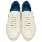 Givenchy Off-White and Blue Reverse Urban Knots Sneakers