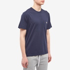 Maison Kitsuné Men's Fox Patch Classic T-Shirt in Navy