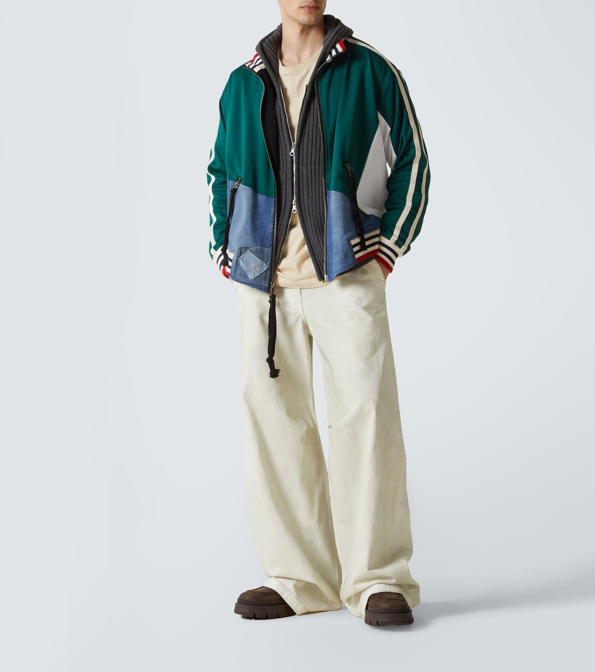 Greg Lauren Denim track jacket Greg Lauren