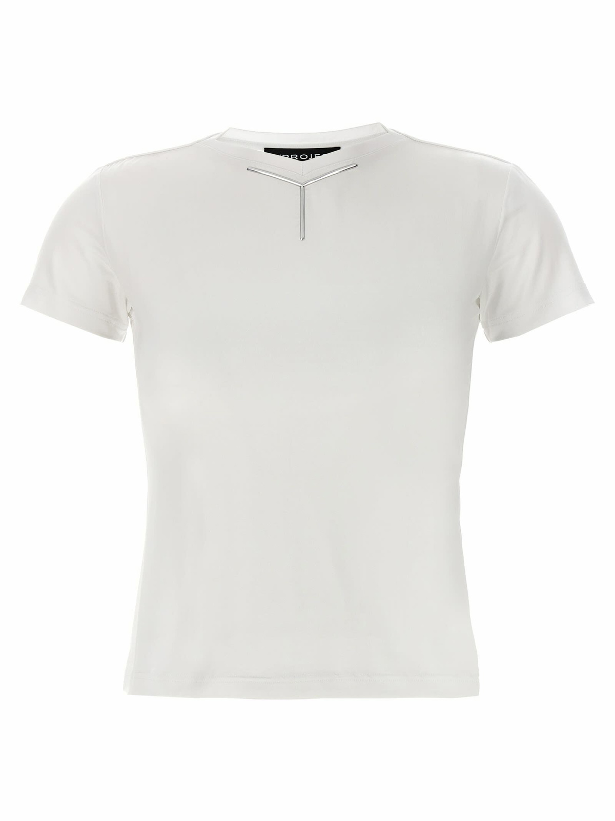 Y/Project White Upside Down Long Sleeve T-Shirt Y/Project