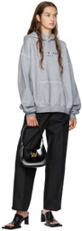 Alexander Wang Black Carrot Leg Trousers
