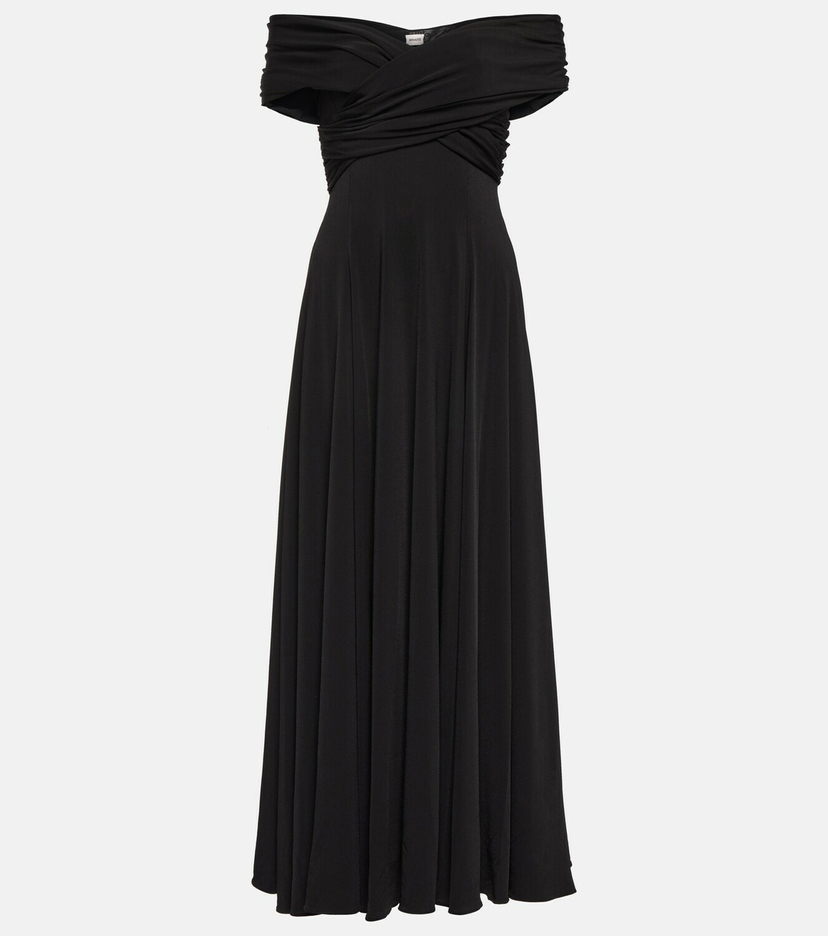 【送料&関税込】Khaite Bruna Jersey Maxi Dress Khaite - Bruna off-shoulder crêpe maxi dress Khaite