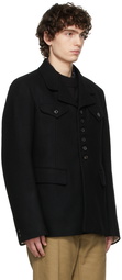 Maison Margiela Black Wool Blazer