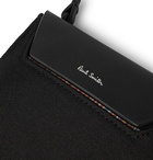 Paul Smith - Leather-Trimmed Nylon Messenger Bag - Black