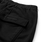 Rick Owens - DRKSHDW Pods Fleece-Back Cotton-Jersey Drawstring Shorts - Black