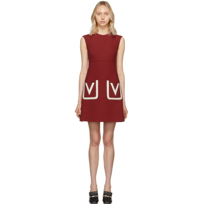 Photo: Valentino Red Double Pocket A-Line Dress