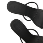 ST. Agni Women's Minimal Strap Heel in Black
