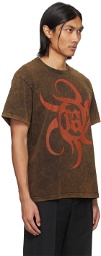 MISBHV Brown Faded T-Shirt