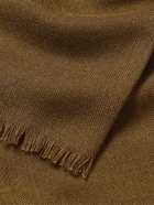 LORO PIANA - Fringed Cashmere and Silk-Blend Scarf