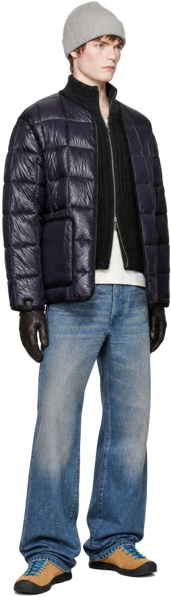 The North Face Navy 'TNF Red Box' Liner Jacket