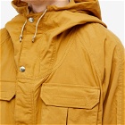 Beams Plus Men's Nylon Mountain Parka Jacket in Mustard