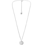 A.P.C. - Logo-Engraved Silver-Tone Necklace - Silver