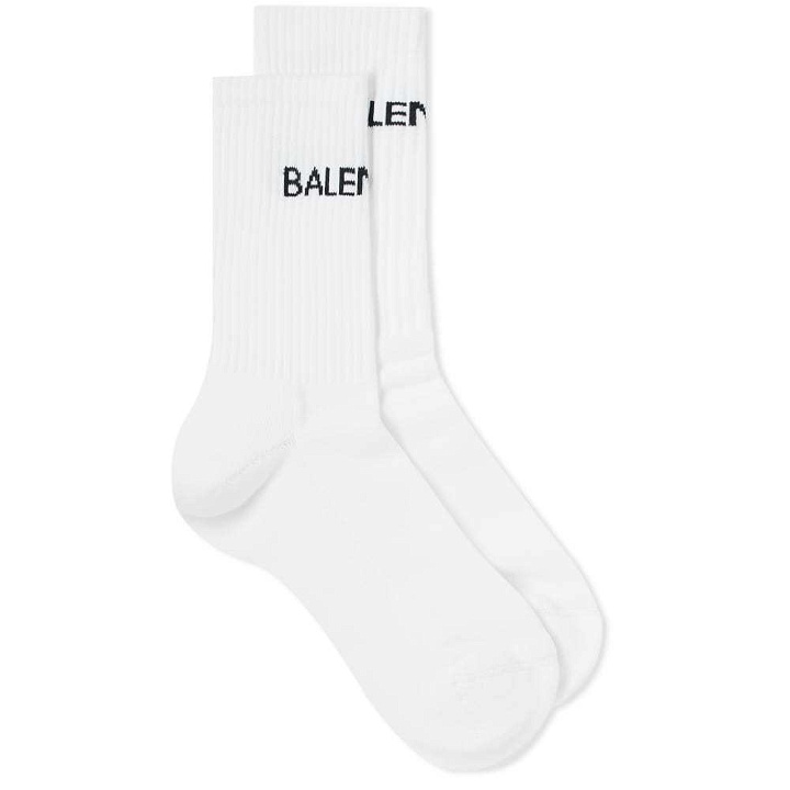 Photo: Balenciaga Classic Logo Tennis Sock
