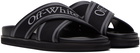 Off-White Black Cloud Criss Cross Slides