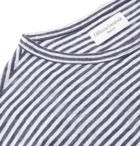 OFFICINE GÉNÉRALE - Striped Linen T-Shirt - Blue