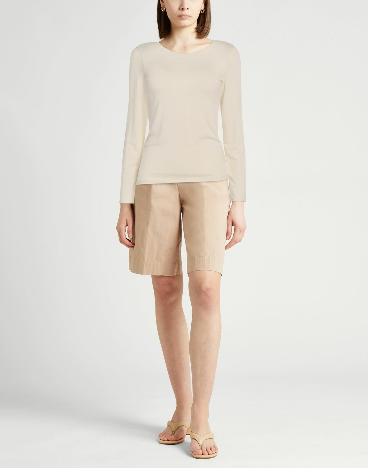 Majestic Filatures Womens T-shirt in Beige