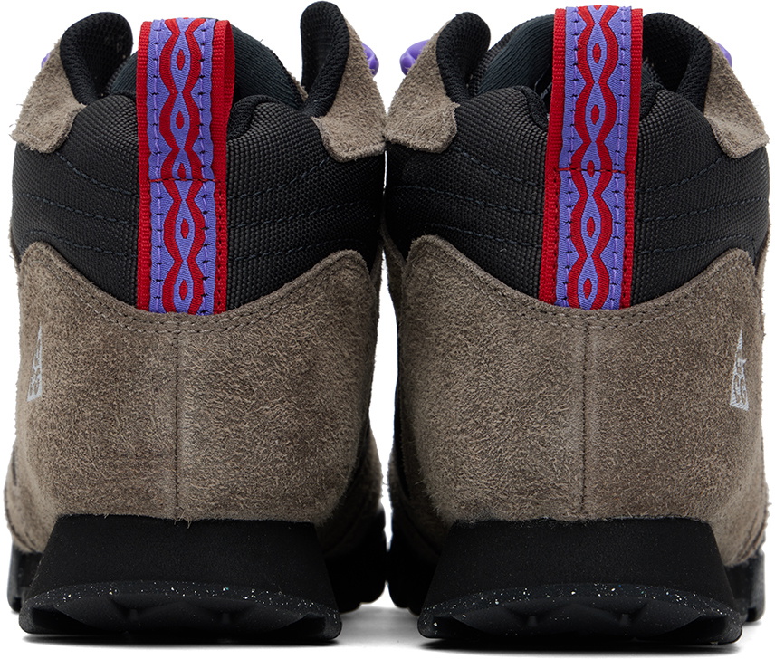 Nike Taupe & Black ACG Torre Mid Waterproof Sneakers