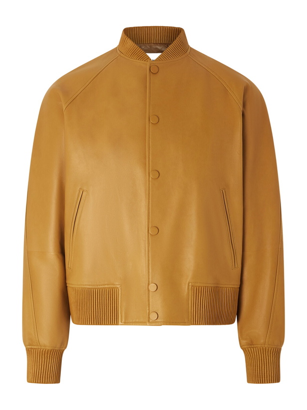 Photo: Givenchy - Leather Blouson Jacket - Brown