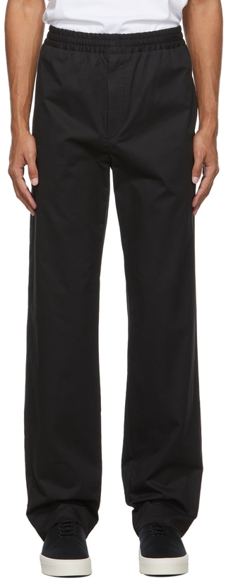 Photo: The Row Black Jonah Trousers