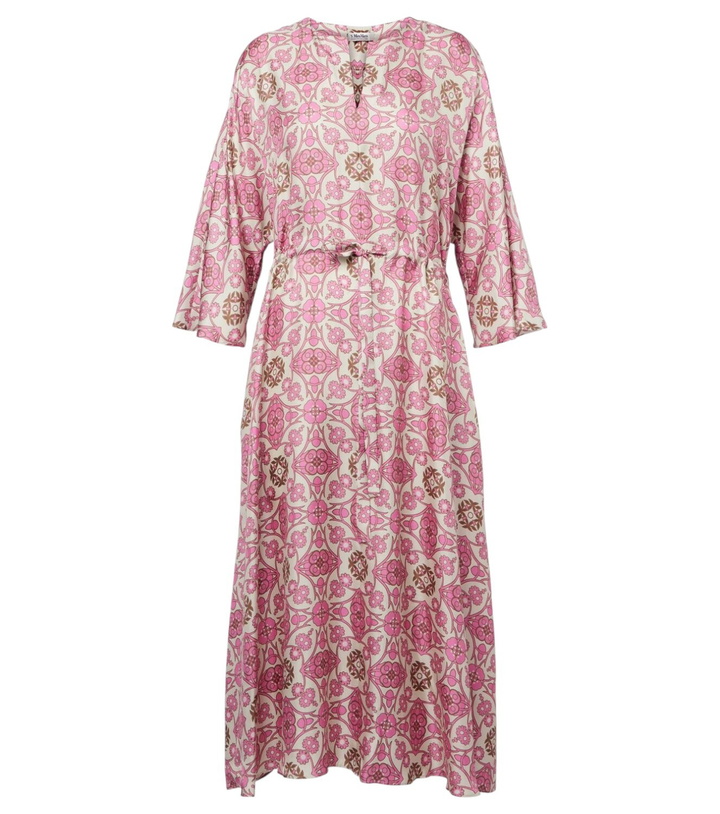 Photo: 'S Max Mara Fulvia printed silk maxi dress