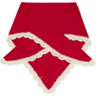 Sandy Liang Red Peck Bonnet