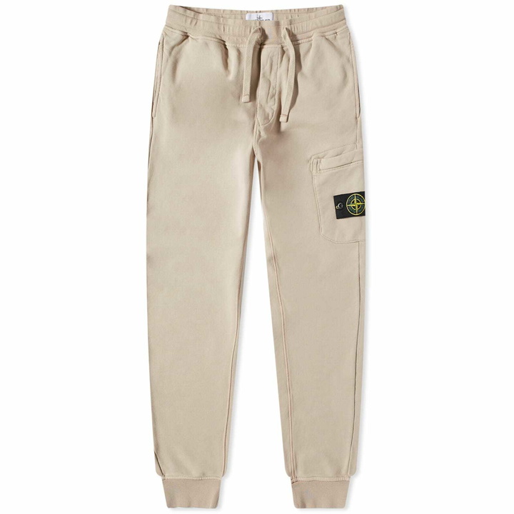 Photo: Stone Island Men's Garment Dyed Pocket Jogger in Dove Grey