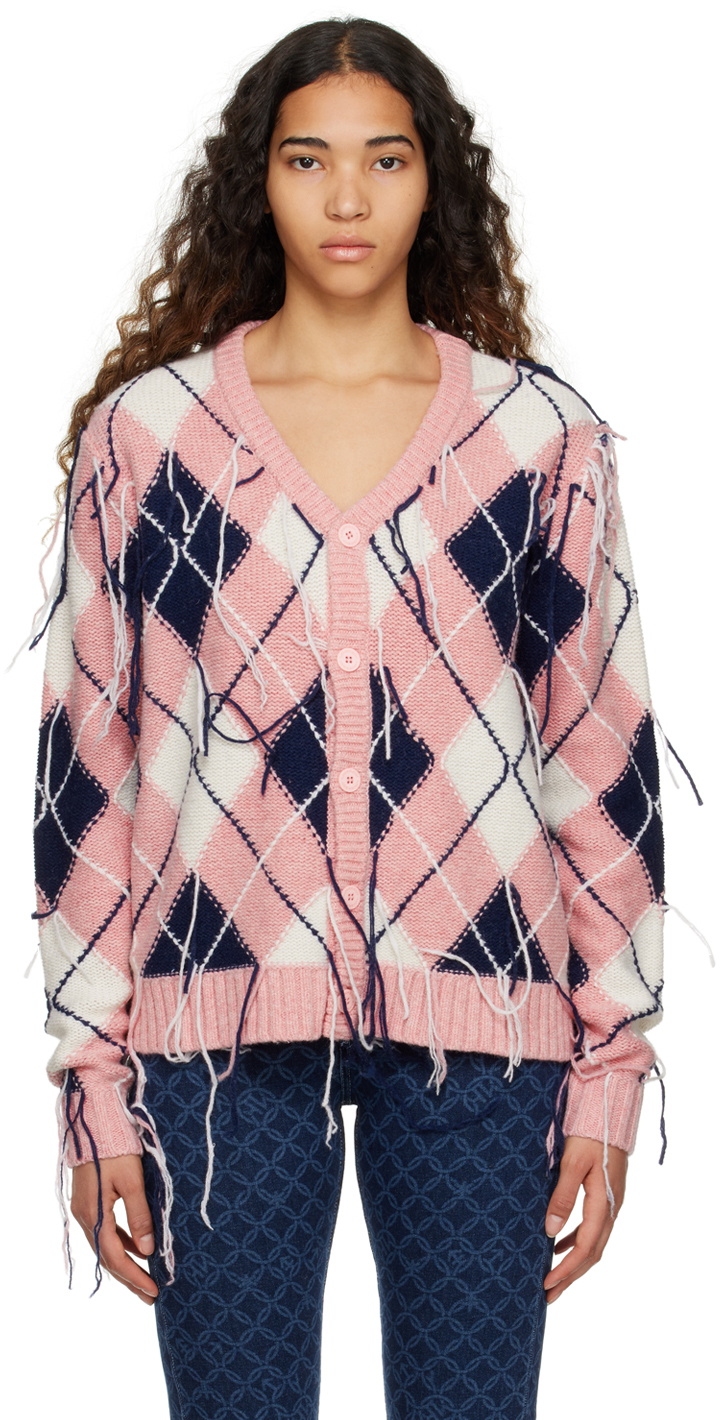 Charles Jeffrey Loverboy Pink Guddle Cardigan Charles Jeffrey Loverboy