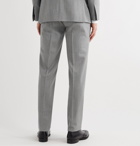 Kingsman - Conrad Slim-Fit Herringbone Wool Suit Trousers - Gray