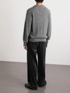 Corridor - Baby Alpaca-Blend Polo Sweater - Gray