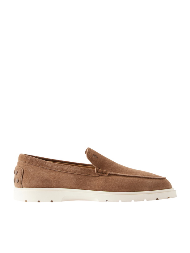 Photo: Tod's - Suede Loafers - Brown