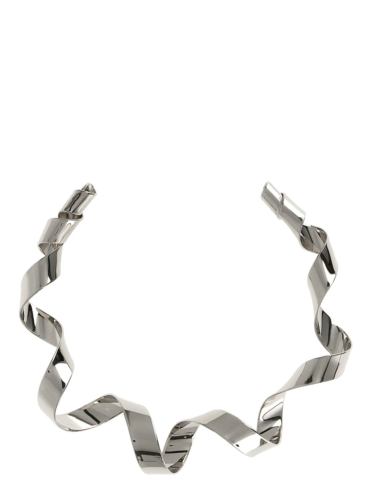 Dries Van Noten Silver Crystal Chunky Necklace Dries Van Noten