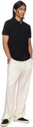 TOM FORD Black Tennis Polo