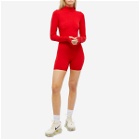 Nike Women's Wool Bodysuit in University Red