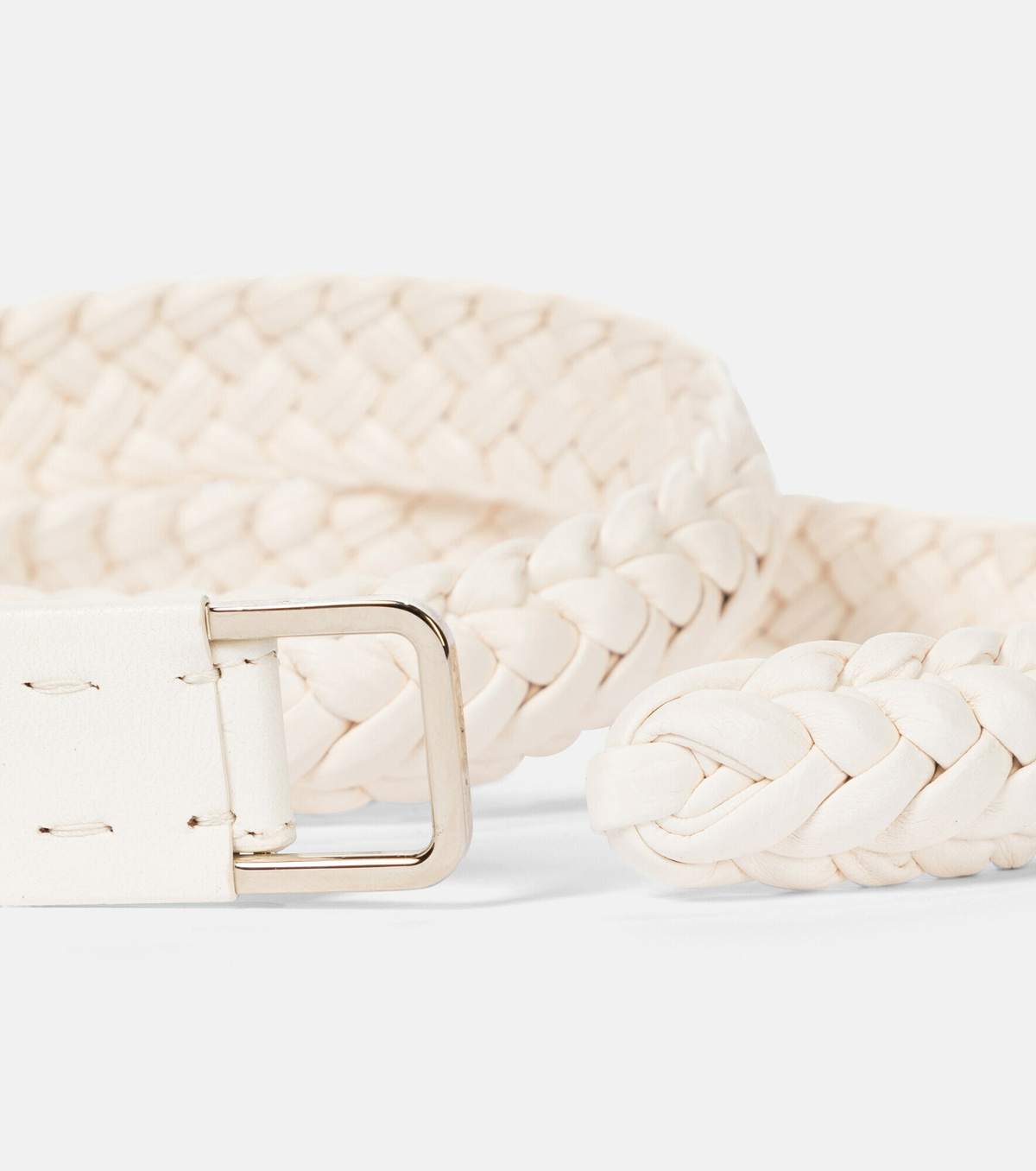 Loro Piana - Braided leather belt Loro Piana